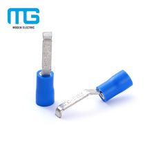 Whosale Blue Copper Solderless Insulated Lipped Blade Terminal Lugs